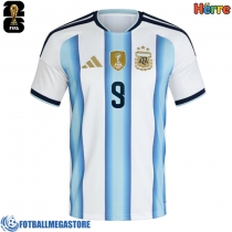 Fotballdrakt Herre Argentina Julian Alvarez #9 Hjemmedrakt VM 2026 Kortermet